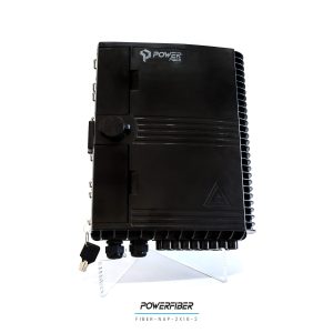 CAJA EXTERIOR FTTH 2X16 CON SPLITTER 1X8 CONECTOR SC/APC + 16 ADAPTADORES